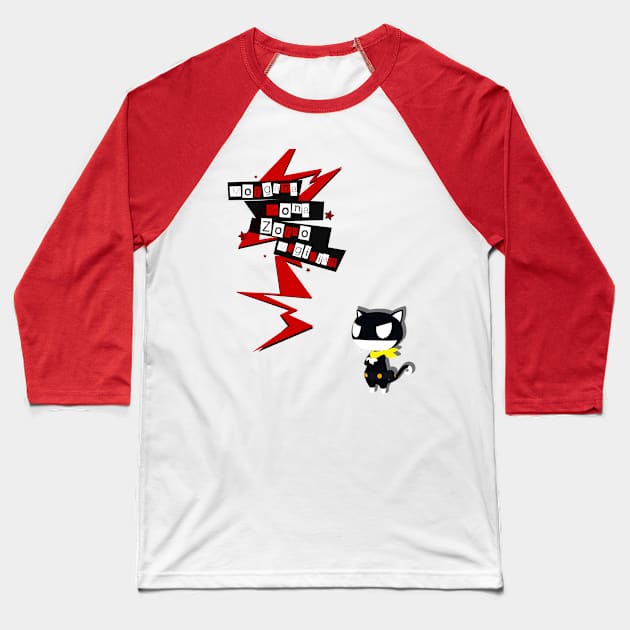 P5 Mona Baseball T-Shirt by Kaztiel